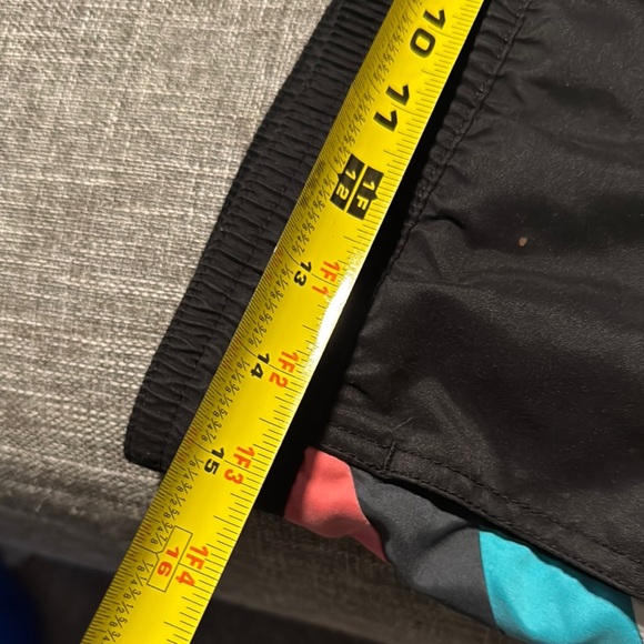 - Roxy Black Athletic Shorts with Multicolor Stripes - Picture 6 of 6